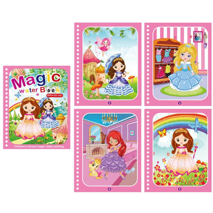 NEW Kids Magic Water Drawing Coloring Books