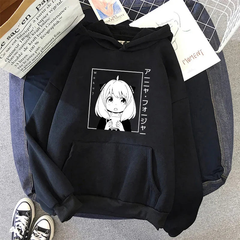 Anime Spy X Family Anya Forger Hoodies