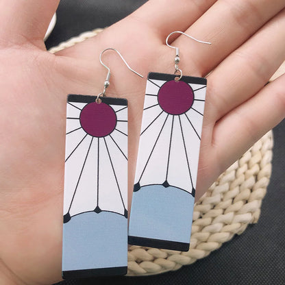 Demon Slayer Acrylic Earrings