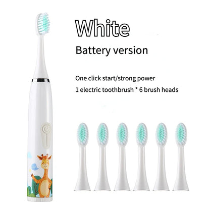 Children's Ultrasonic Electric Toothbrush