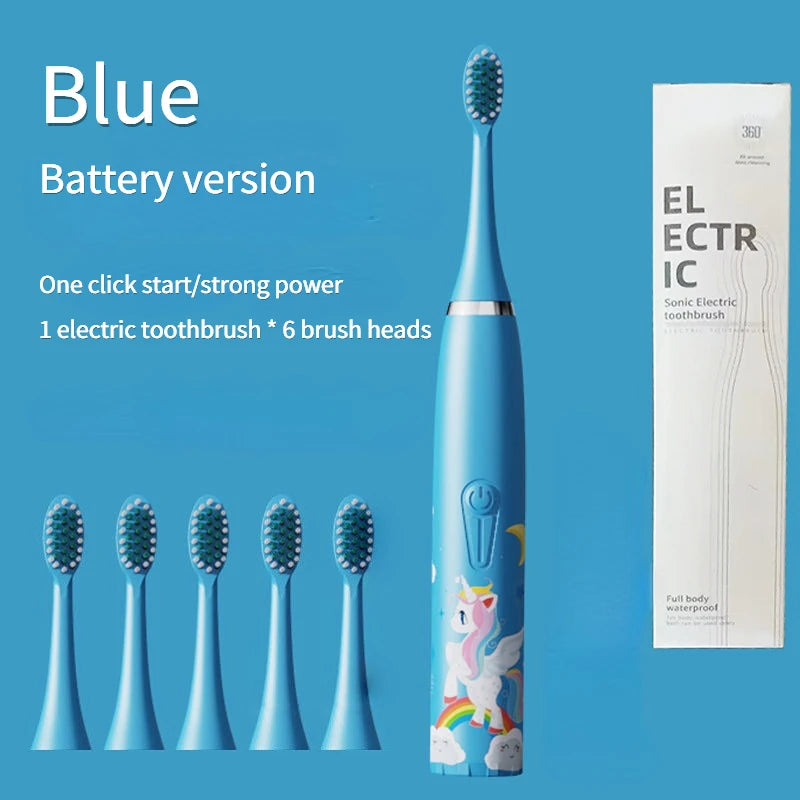 Children's Ultrasonic Electric Toothbrush