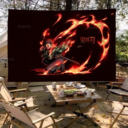 Demon Slayer Printed Large Flag Banner