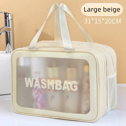 Portable cosmetic travel storage bag - essentials