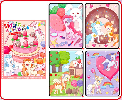 NEW Kids Magic Water Drawing Coloring Books