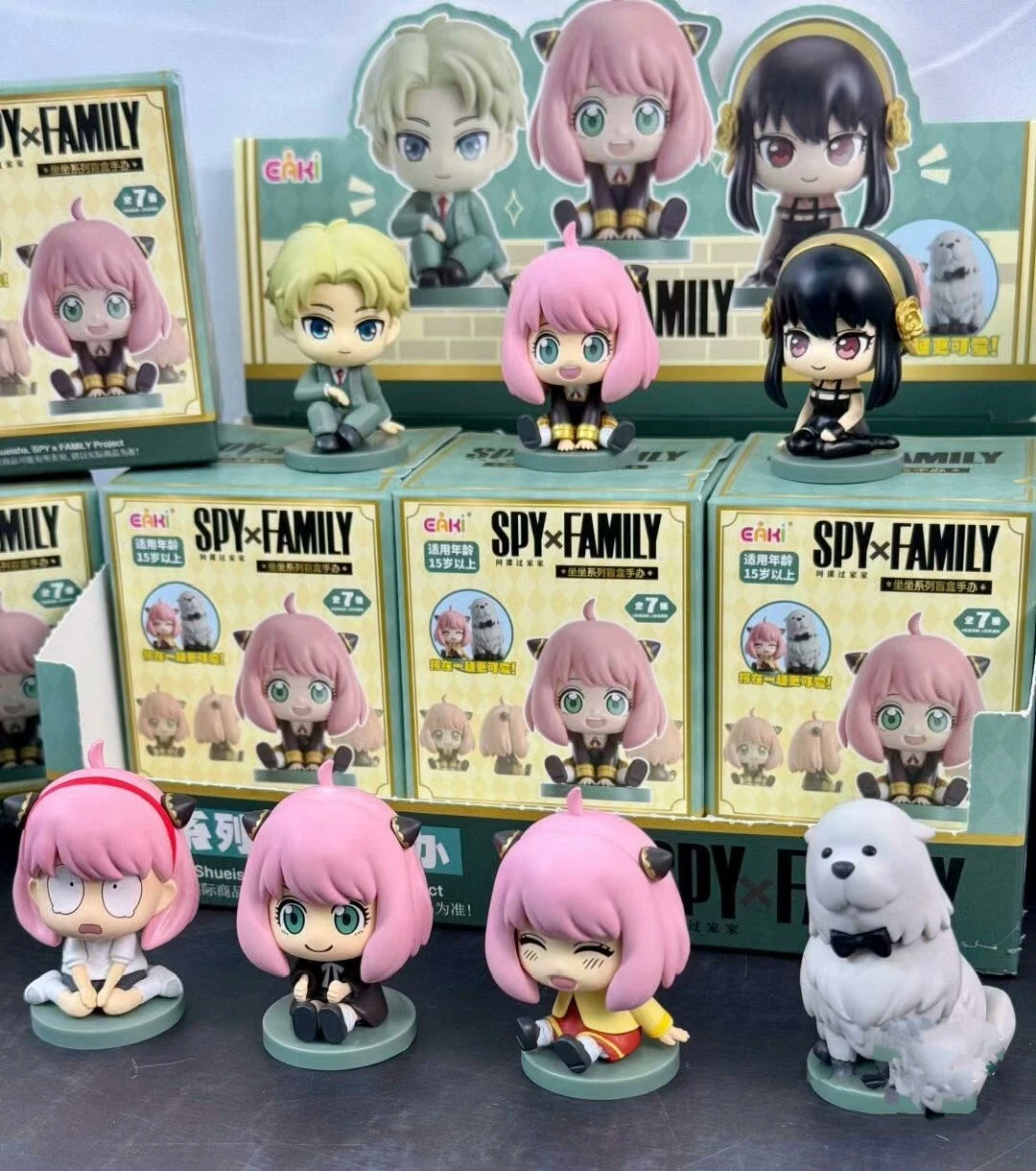 EAKI Anime Spy X Family Blind Box Anya Figure
