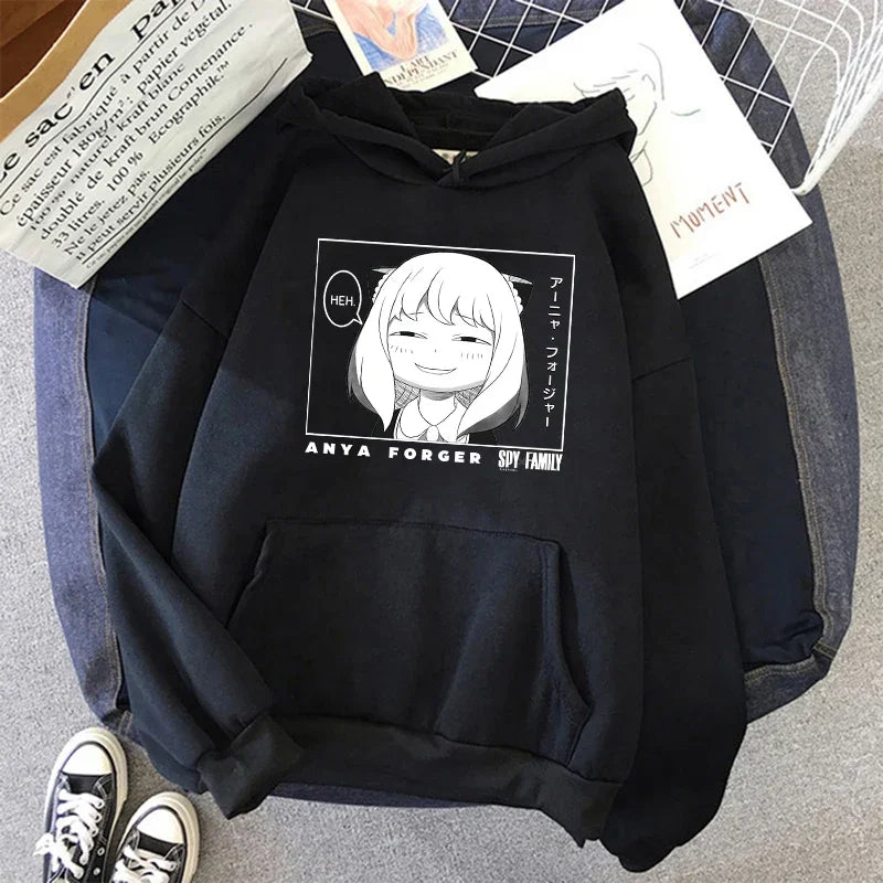 Anime Spy X Family Anya Forger Hoodies