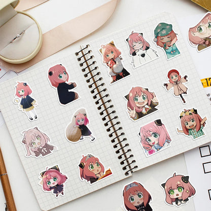 50pcs Anime Spy X Family Stickers