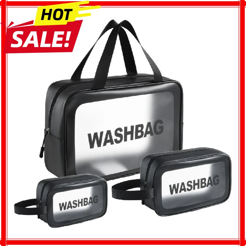 Portable cosmetic travel storage bag - essentials