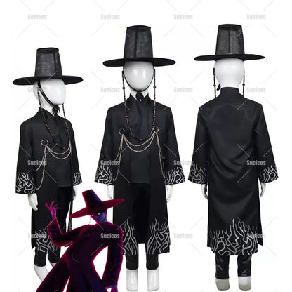 Kpop Demon Hunters Jinu Saja Boys Cosplay Halloween Roleplay Costume