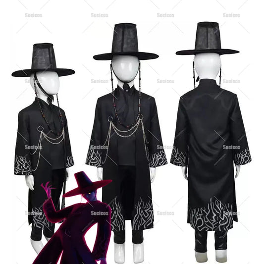 Kpop Demon Hunters Jinu Saja Boys Cosplay Halloween Roleplay Costume