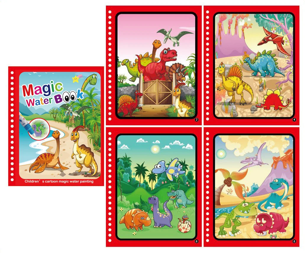 NEW Kids Magic Water Drawing Coloring Books