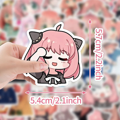 50pcs Anime Spy X Family Stickers