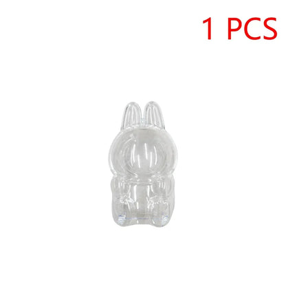 Global Hot! Transparent Dustproof Box for Labubu Dolls - Storage Case
