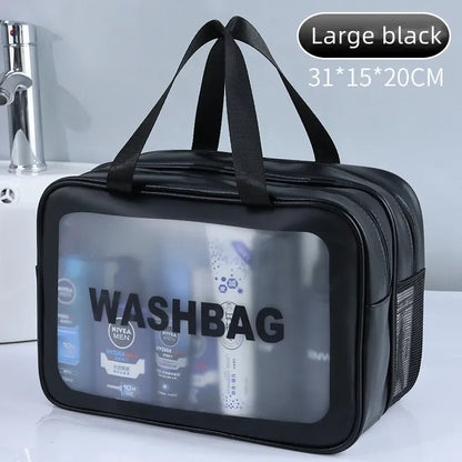 Portable cosmetic travel storage bag - essentials