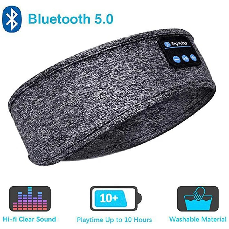 Original Gray Wireless Bluetooth 5.0 Sport Sleep Headband