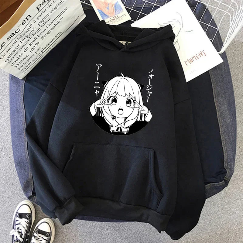 Anime Spy X Family Anya Forger Hoodies