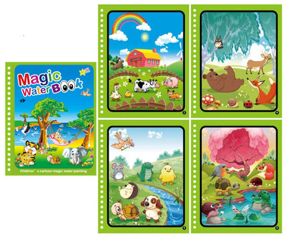 NEW Kids Magic Water Drawing Coloring Books