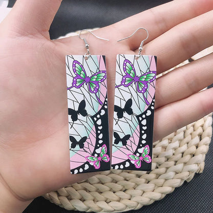 Demon Slayer Acrylic Earrings
