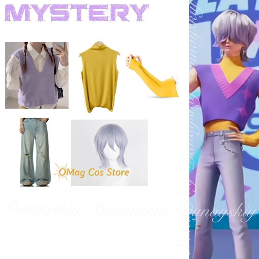 KPop Demon Hunters Movie Mystery Cosplay Costume Set