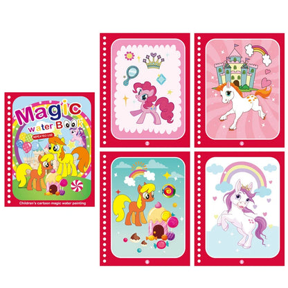 NEW Kids Magic Water Drawing Coloring Books