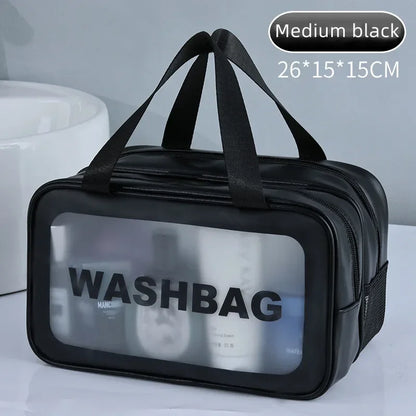 Portable cosmetic travel storage bag - essentials