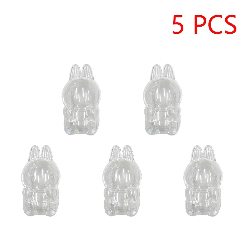 Global Hot! Transparent Dustproof Box for Labubu Dolls - Storage Case