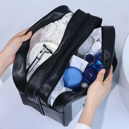 Portable cosmetic travel storage bag - essentials