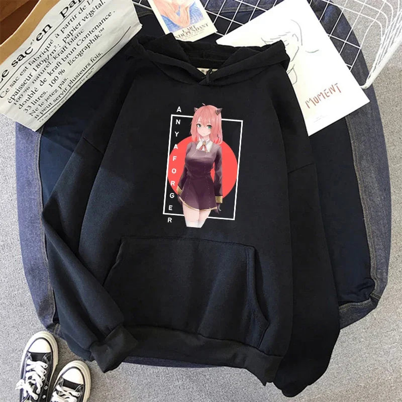 Anime Spy X Family Anya Forger Hoodies