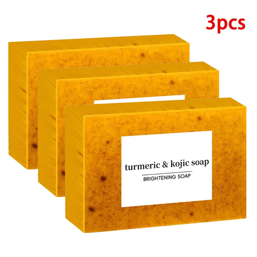 100g Turmeric Hand Made Lemon Kojic Acid Soap