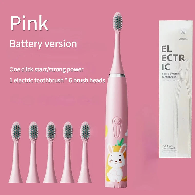 Children's Ultrasonic Electric Toothbrush
