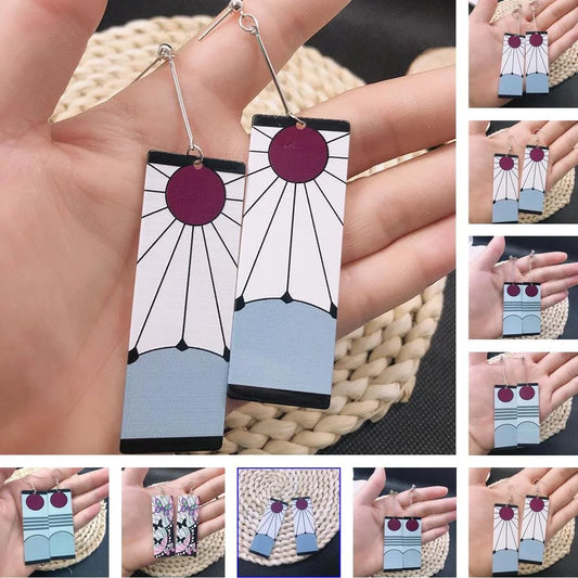 Demon Slayer Acrylic Earrings