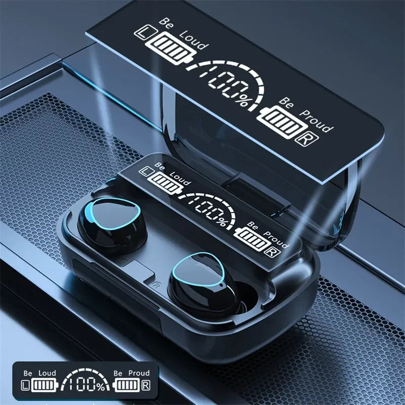 M10 TWS Wireless Bluetooth Headphones with Charging Case