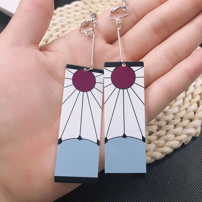 Demon Slayer Acrylic Earrings