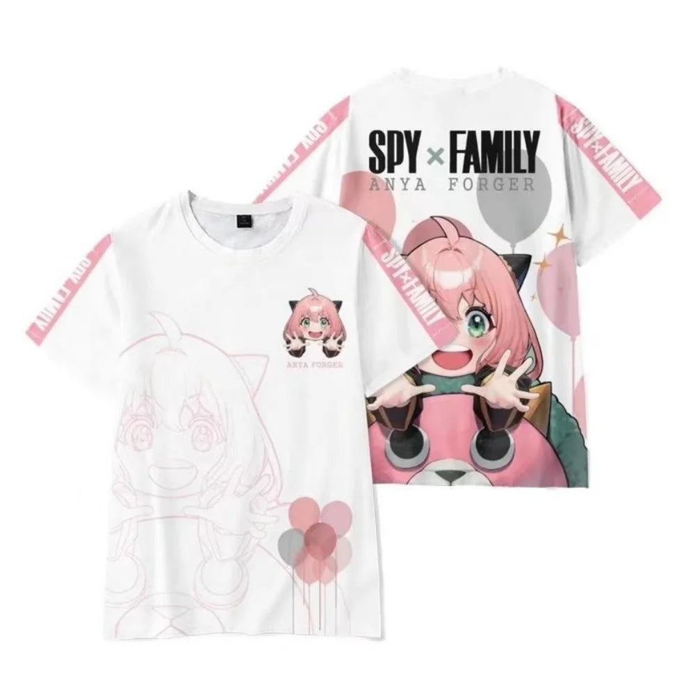 Anime Spy X Family Anya 3D Print T-Shirts