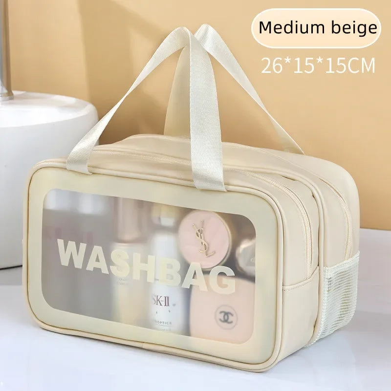 Portable cosmetic travel storage bag - essentials