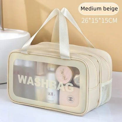 Portable cosmetic travel storage bag - essentials