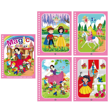 NEW Kids Magic Water Drawing Coloring Books