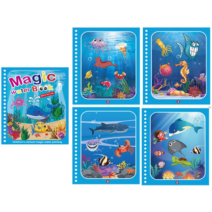 NEW Kids Magic Water Drawing Coloring Books