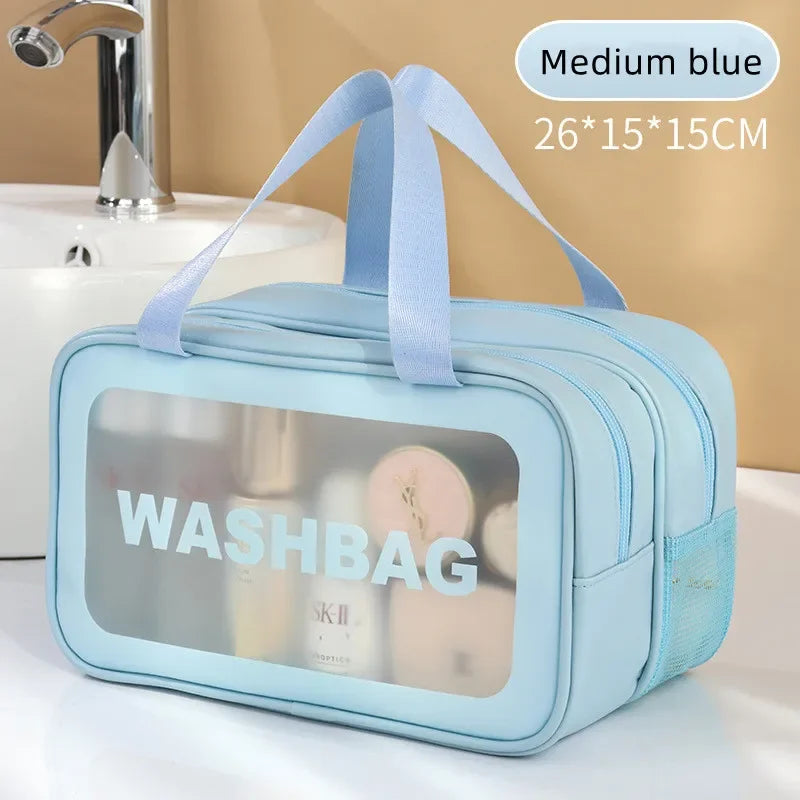 Portable cosmetic travel storage bag - essentials