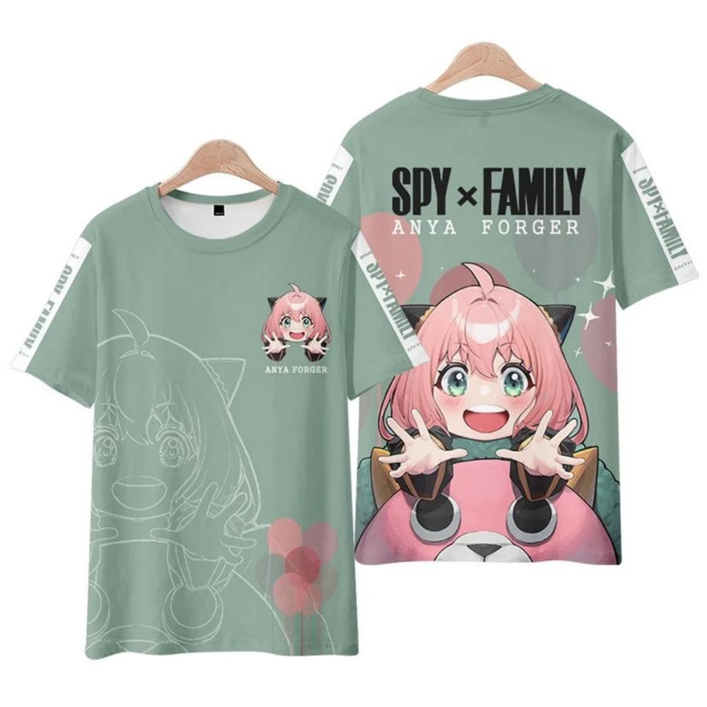 Anime Spy X Family Anya 3D Print T-Shirts