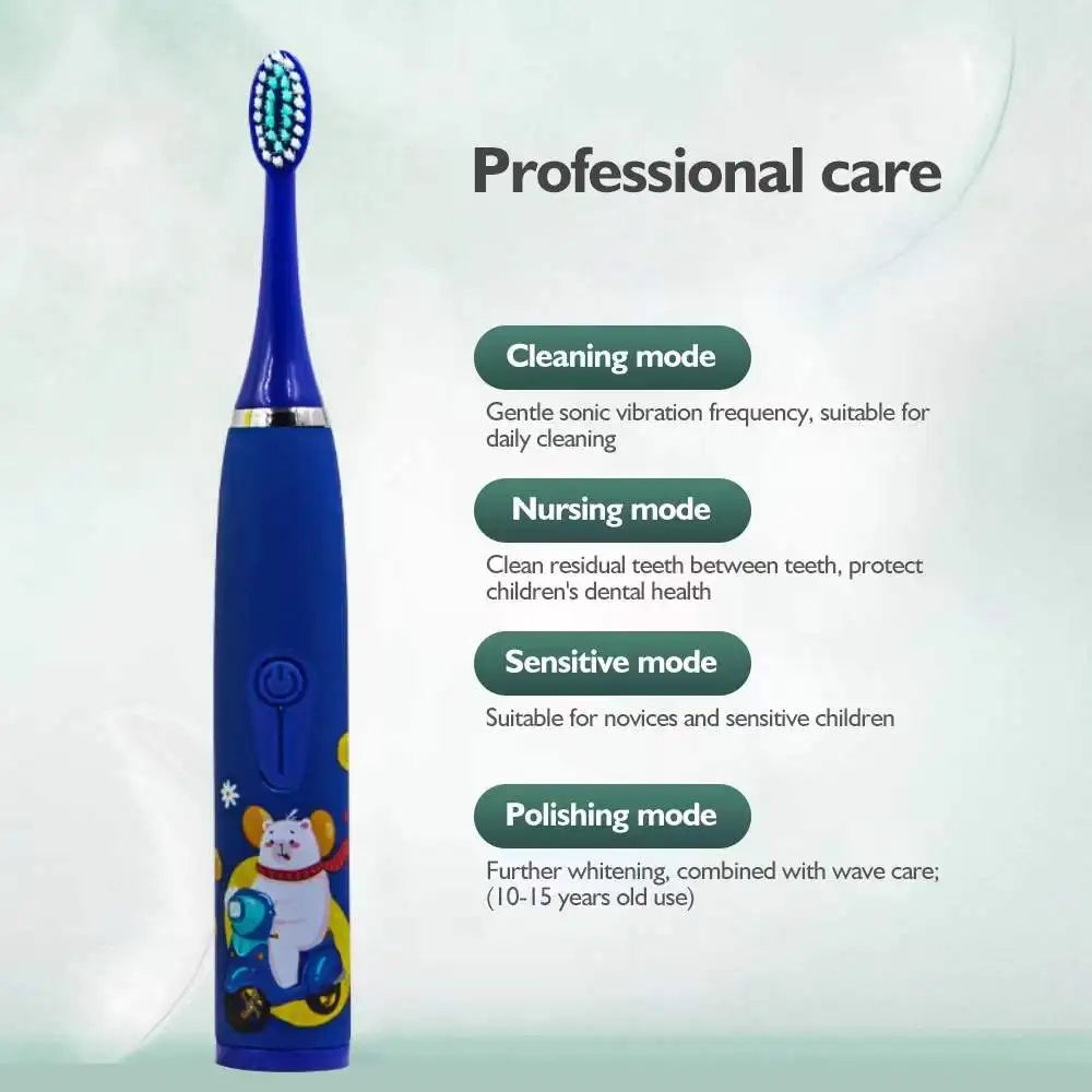 Children's Ultrasonic Electric Toothbrush