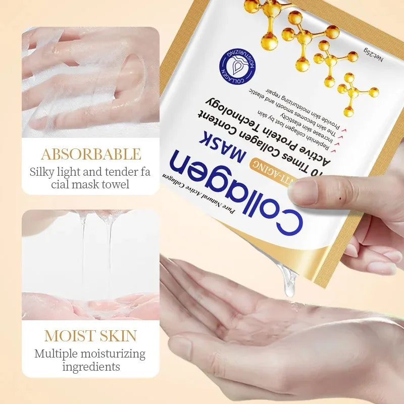 5/10/20/30pcs SADOER Collagen Face Mask