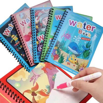 NEW Kids Magic Water Drawing Coloring Books