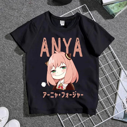 Anime Spy X Family Anya Kids Shirts
