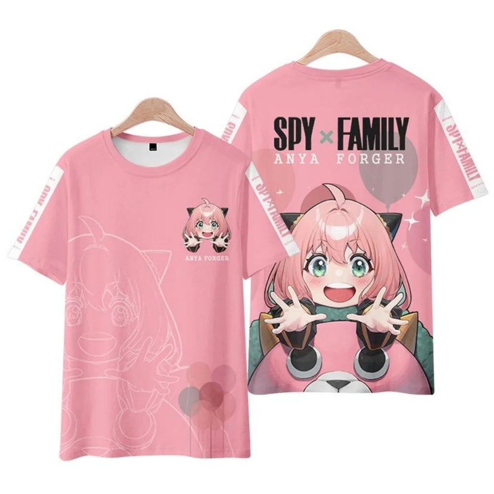 Anime Spy X Family Anya 3D Print T-Shirts