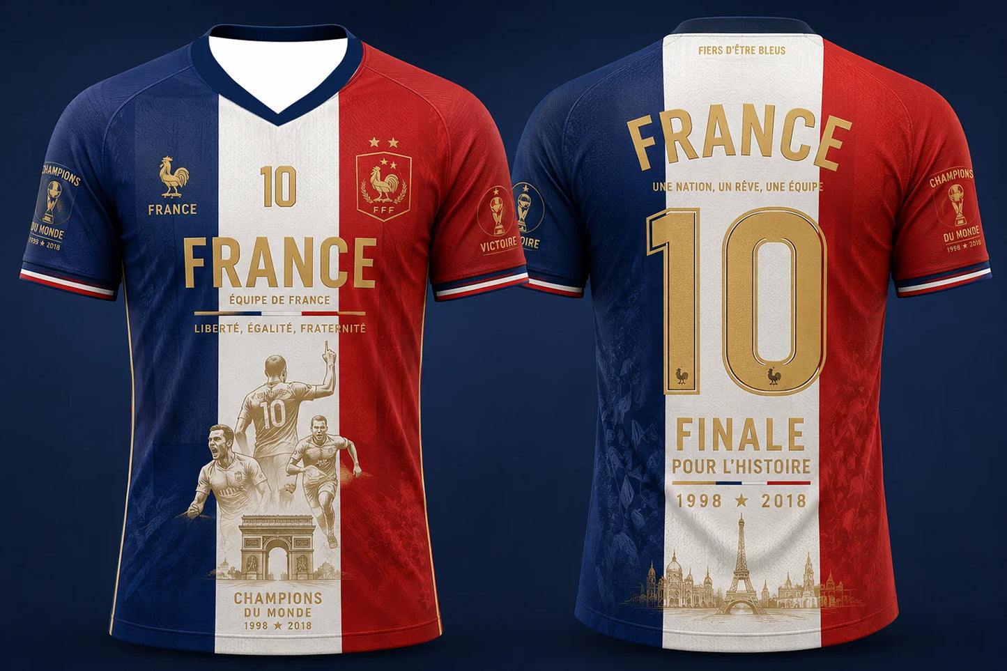 2026 New Germany Spain England France Soccer Jersey Champion Commemorative National Team Football Shirts For Men Women And Kids