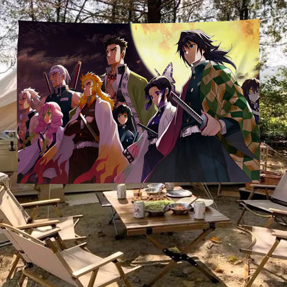 Demon Slayer Printed Large Flag Banner