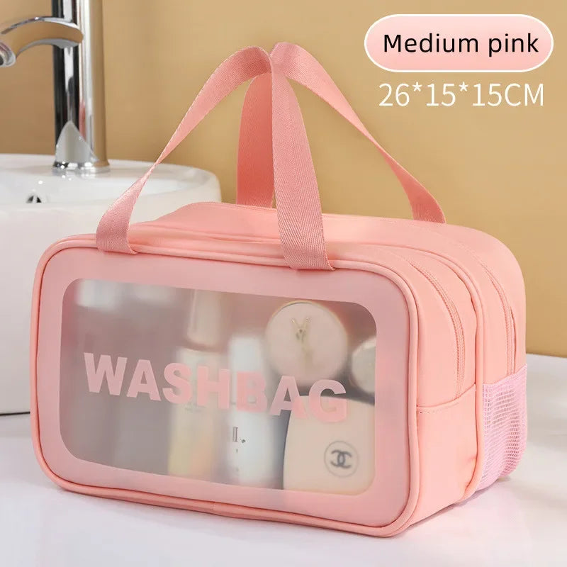 Portable cosmetic travel storage bag - essentials