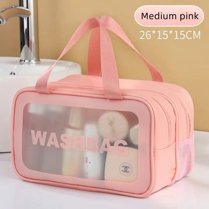 Portable cosmetic travel storage bag - essentials