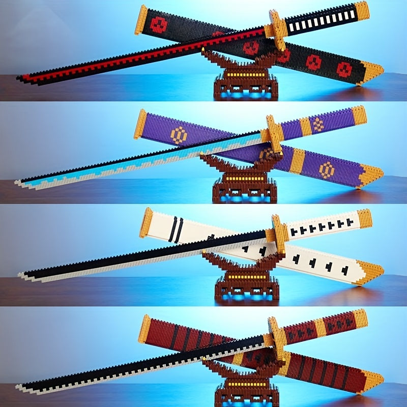 Demon Slayer Blade Sword Series Building Block Model